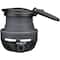 Brentwood Black 0.85qt. Dual-Voltage Collapsible Travel Kettle